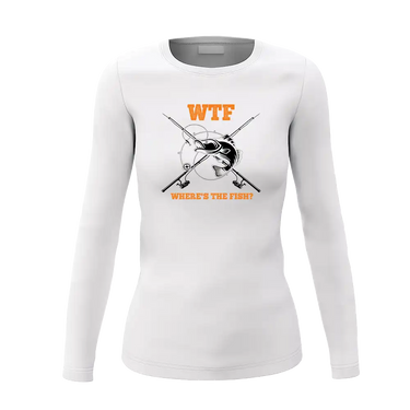 WTF Where's The Fish Women Long Sleeve Shirt
